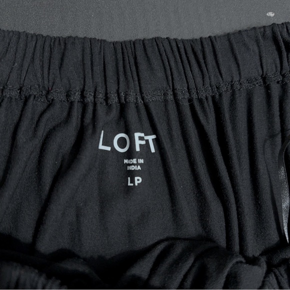 Ann Taylor Loft Petite Embroidered Wide Neck Off Shoulder Shirt - Picture 3 of 5